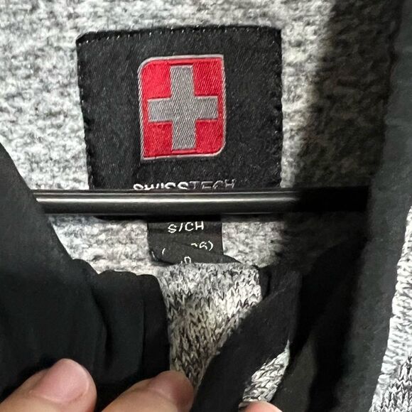 Swiss Tech Men’s Zip-Up Jacket Grey Size S New No Tag - Picture 3 of 8